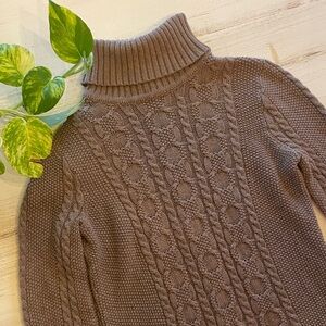 Cozy Brown Turtleneck Sweater
